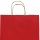 Papiertragetaschen 180x80x220 mm|gerippt|rot