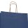 Papiertragetaschen 220x100x280 mm|gerippt|blau