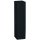 Presentation boxes wave structure black | 1 wine/champagne bottle| 95x95x380 mm