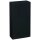 Presentation boxes wave structure black | 2 wine/champagne bottle | 195x93x360 mm