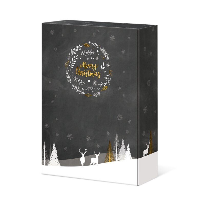 Press boxes snow pestle | 3 wine/champagne bottles | 255x93x360 mm