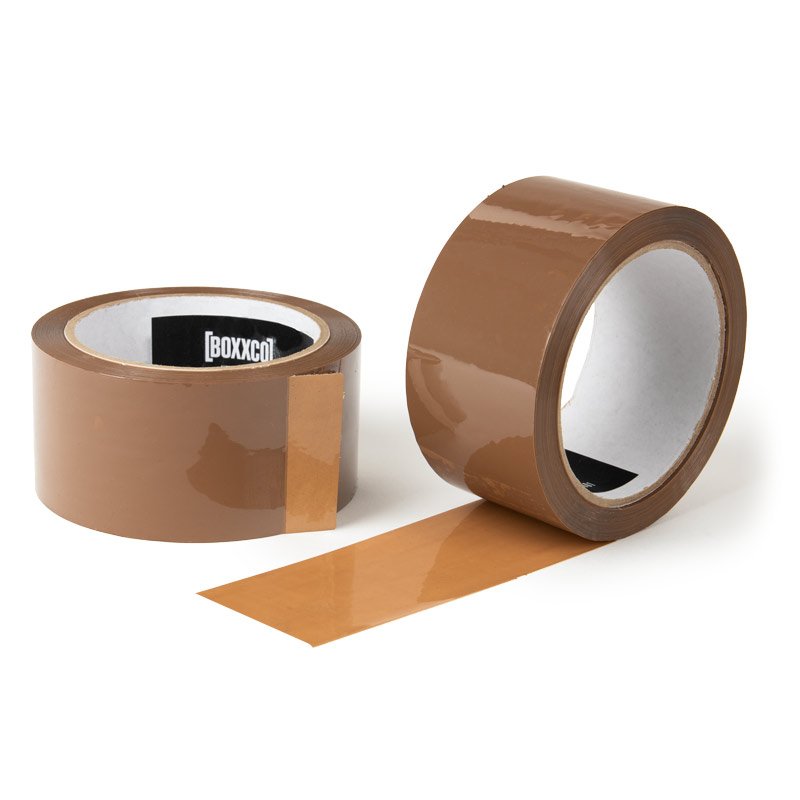 BOXXtape PREMIUM PP adhesive tapes – strong adhesive strength I 50mm x 66 m I brown