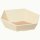 Gift baskets with a wave pattern, hexagonal | Cream | 340 x 380 x 130 mm
