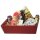 Press baskets wave structure | bordeaux | 330x190x110 mm
