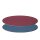Dekoplatten oval | Bordeaux und Blau | 200x150 mm