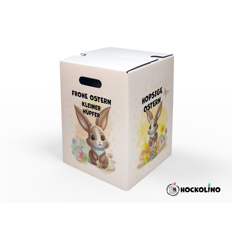 Hockolino | Design - Cardboard Stool | Happy Easter | 300x300x420 mm