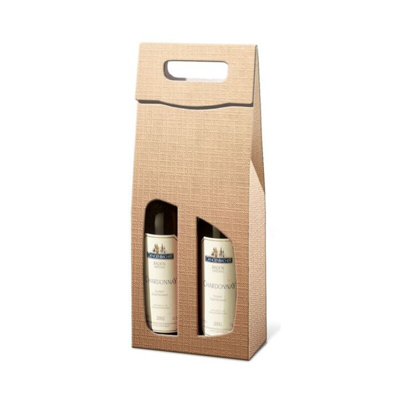 Carrying boxes Struktura VITA Royal Metallic | 2 wine/champagne bottle | 180x90x365 mm