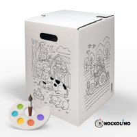 Hockolino | DIY Coloring Cardboard Stool | Farm |...