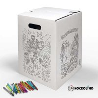 Hockolino | DIY Coloring Cardboard Stool | Thanksgiving | 300x300x420 mm