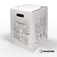 Hockolino | DIY Coloring Cardboard Stool | Construction...