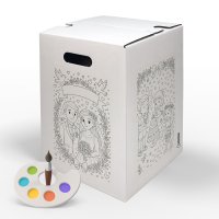 Hockolino | DIY Coloring Cardboard Stool | Wedding |...