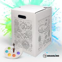 Hockolino | DIY Coloring Cardboard Stool | Underwater...