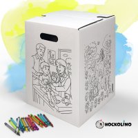 Hockolino | DIY Coloring Cardboard Stool | Childrens...