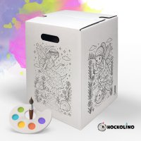 Hockolino | DIY Coloring Cardboard Stool | Magical...