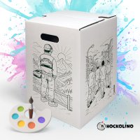 Hockolino | DIY Coloring Cardboard Stool | Urban Style |...