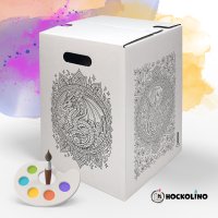 Hockolino | DIY Coloring Cardboard Stool | Mandala China...