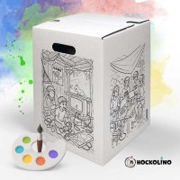 Hockolino | DIY- Coloring cardboard stool | Mandala China...