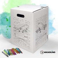 Hockolino | DIY- Coloring cardboard stool | Little...