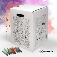 Hockolino | DIY-Ausmal-Papphocker | Vampire &...