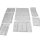 Flexible Kühlelemente Coolpack 190x140x20 mm | 300 g I 2 Stege