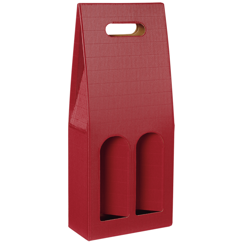 Tragekarton Bordeaux - Präsente tragen & elegant präsentieren