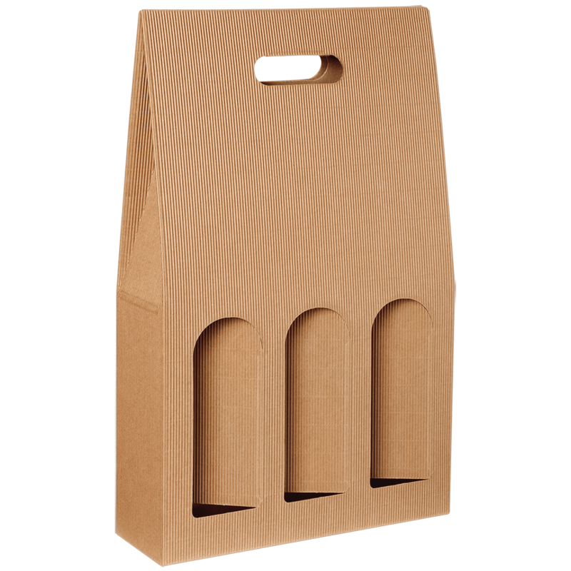 Tragekarton Natura - Präsente tragen & elegant präsentieren