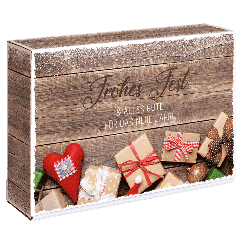 Geschenkbox Weihnachtswünsche - stilvoll verpacken & nachhaltig schenken