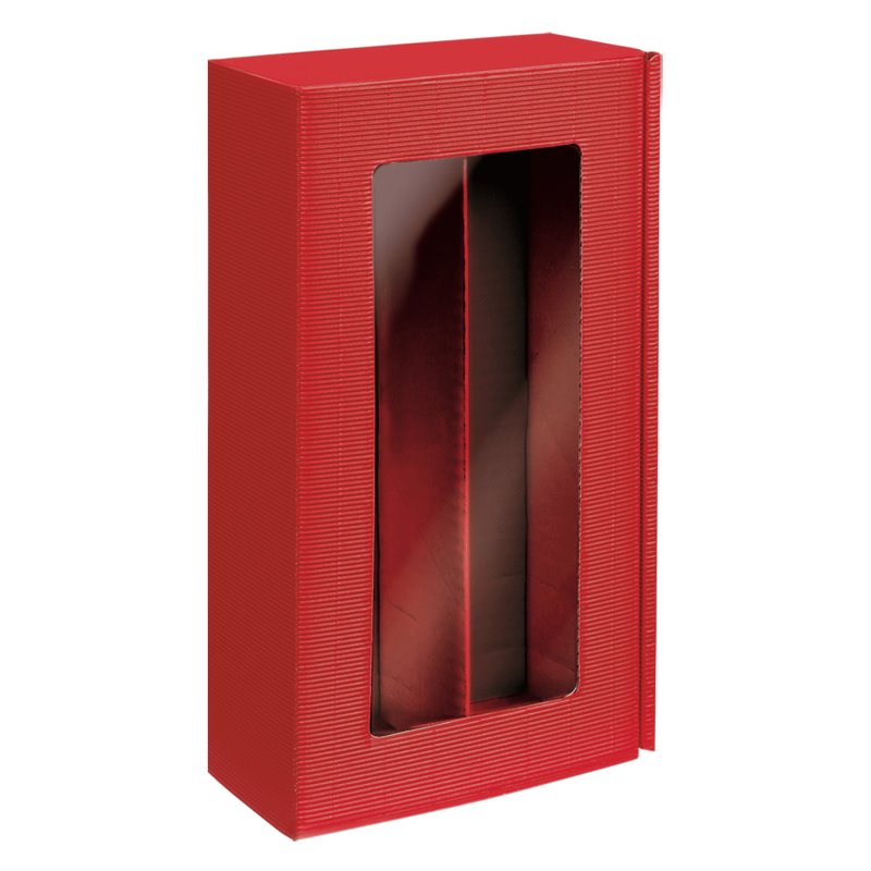 Geschenkbox Passepartout Rot - stilvoll verpacken & nachhaltig schenken