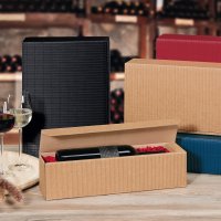 Präsentkarton - Intenso Schwarz - 3 x 0,75 l - 360 x 250 x 95