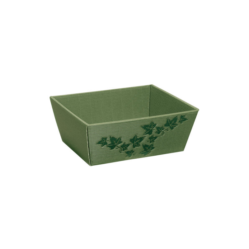 Präsentkörbe viereckig Efeu I klein I 198x148x95 mm I DKN