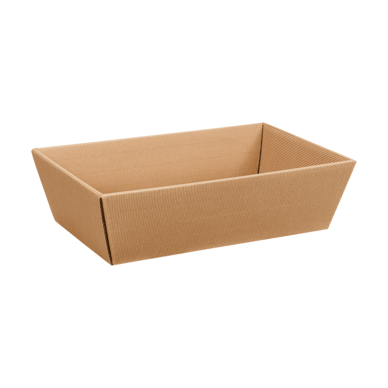 Präsentkörbe viereckig Wellenstruktur Natura I mittel I 336x196x110 mm I DKN