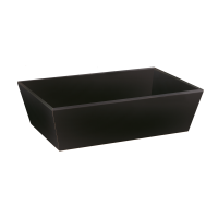 Präsentkörbe viereckig Ecoline Schwarz I mittel...