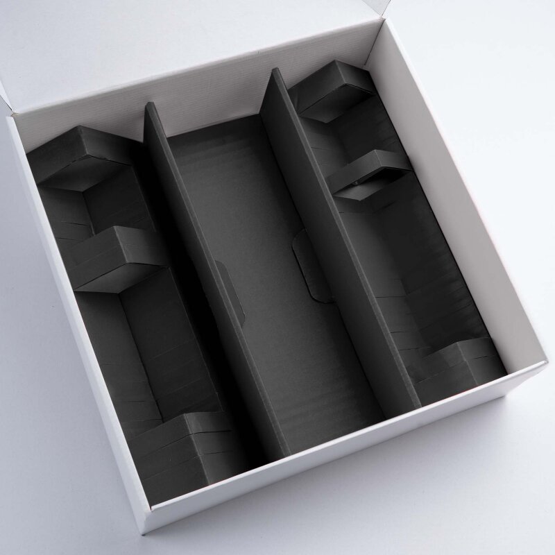 Einlagen für Geschenkboxen Schwarz I groß I 904x286 mm I DKN