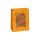 1er Papiertüten Orange I Sichtfenster I mini I 0,75l I 170x85x220 mm I DKN