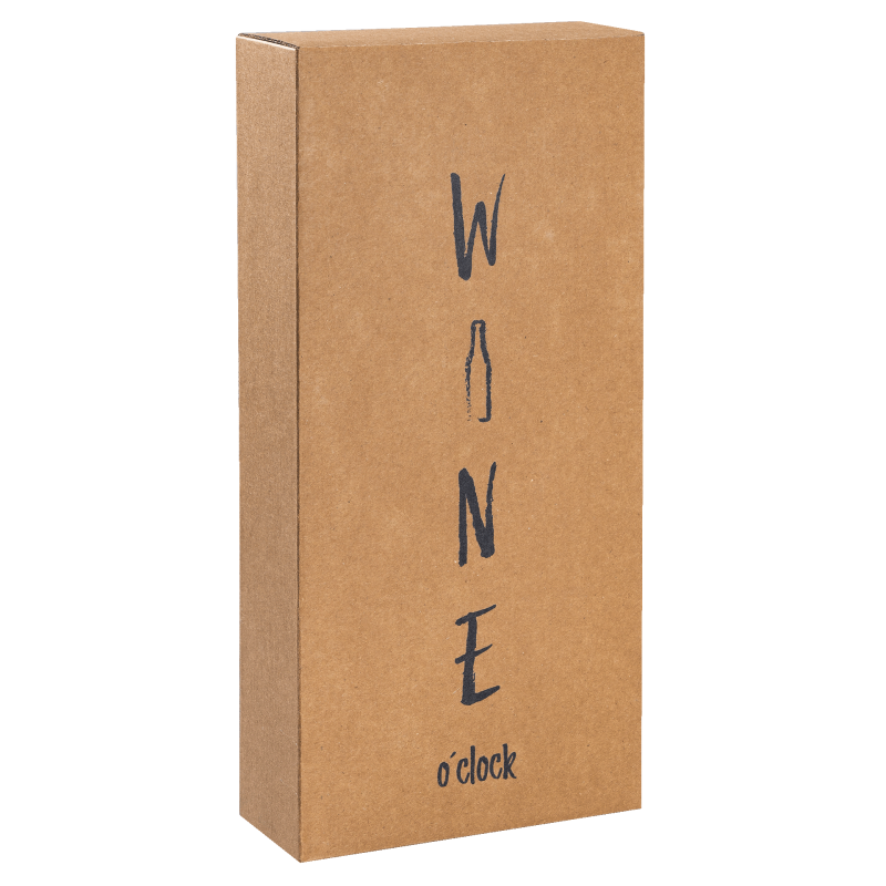 2er Faltschachteln Wine o’clock I 0,75l I 162x78x363 mm I DKN