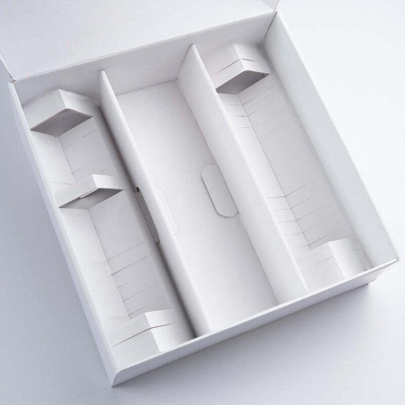 Einlagen für Geschenkboxen Weiß I groß I 904x286 mm I DKN