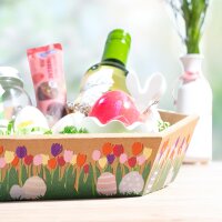 Präsentkörbe sechseckig Frühlingsnest I mini I Ø 215 mm I 162x155x44-74 mm I DKN