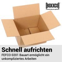 Single wall boxes 215x180x135 mm