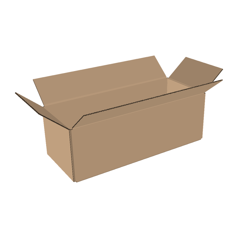 Single wall boxes 750x300x150 mm