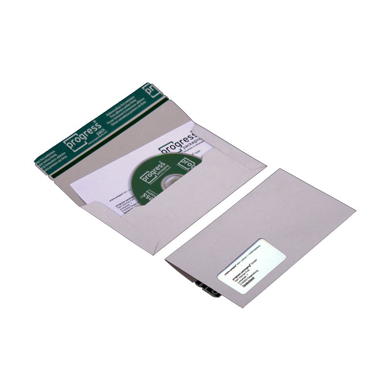 CD envelopes white 218x122 mm (DIN long/window left)