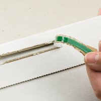 CD-Jewelcase-Briefe weiß 225x125x12 mm (DIN lang/Fenster links)