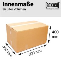 Double wall boxes 600x400x300-400 mm