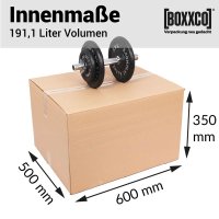 Double wall boxes 600x500x200-350 mm