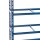 Regalsysteme Blau 1800x800x400 mm - 5 Böden