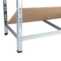 Metall-Schwerlastregal verzinkt 1800x1200x300 mm - 5 Böden