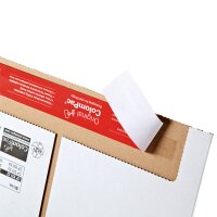 Wickelverpackungen Center mit doppeltem SK-Verschluss 350x260x-70 mm