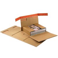 Wickelverpackungen Center mit Sicherungslaschen 322x292x-80 mm (Ordner)