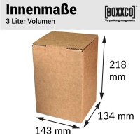 Cartons Bag-in-Box 3 litres