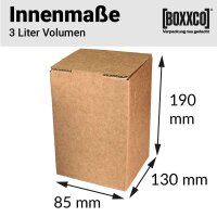 Cartons Bag-in-Box 3 litres