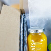 Folding boxes with multilayer insulating film | 360x200x210 mm | 15 litres
